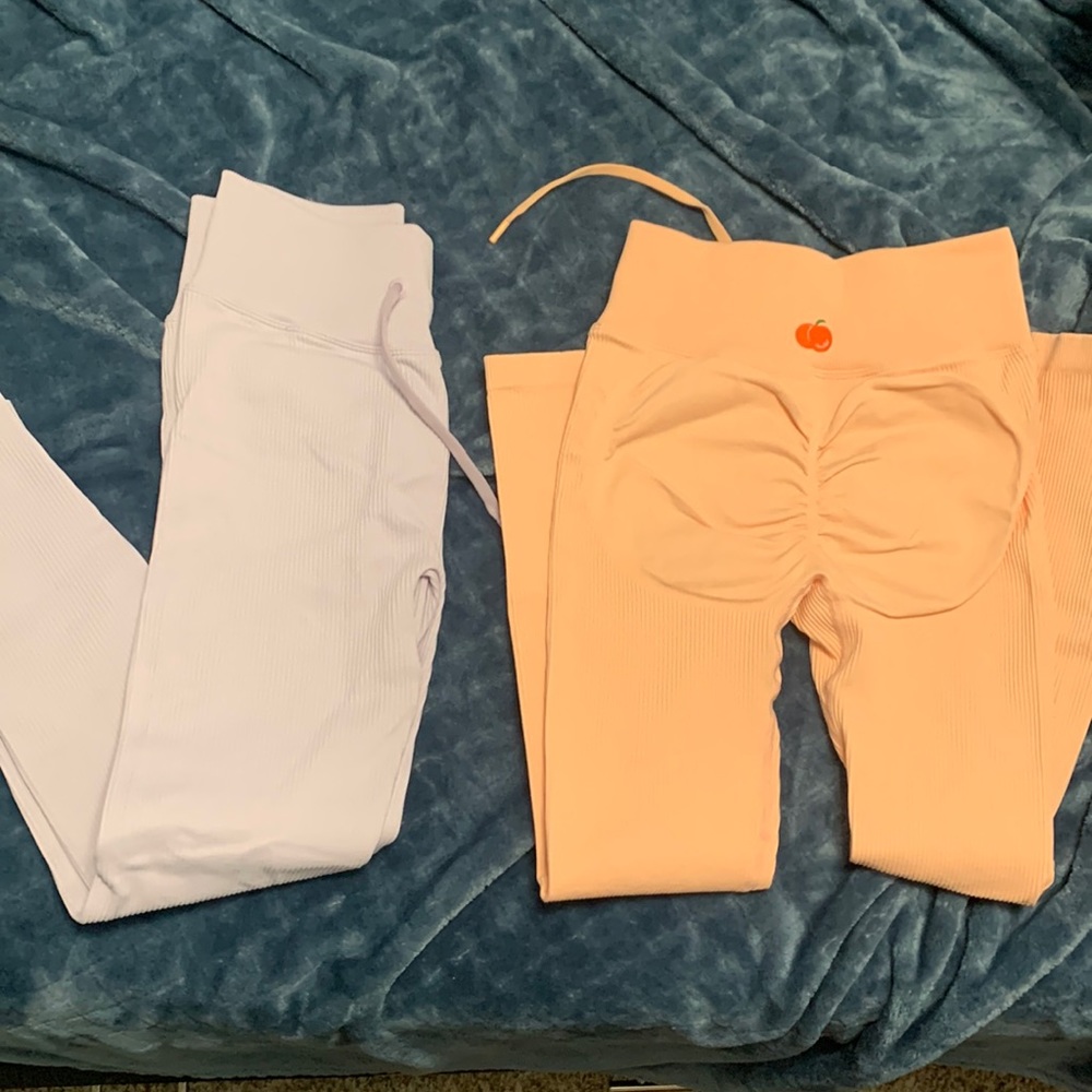 Ribbed thick jogger leggings